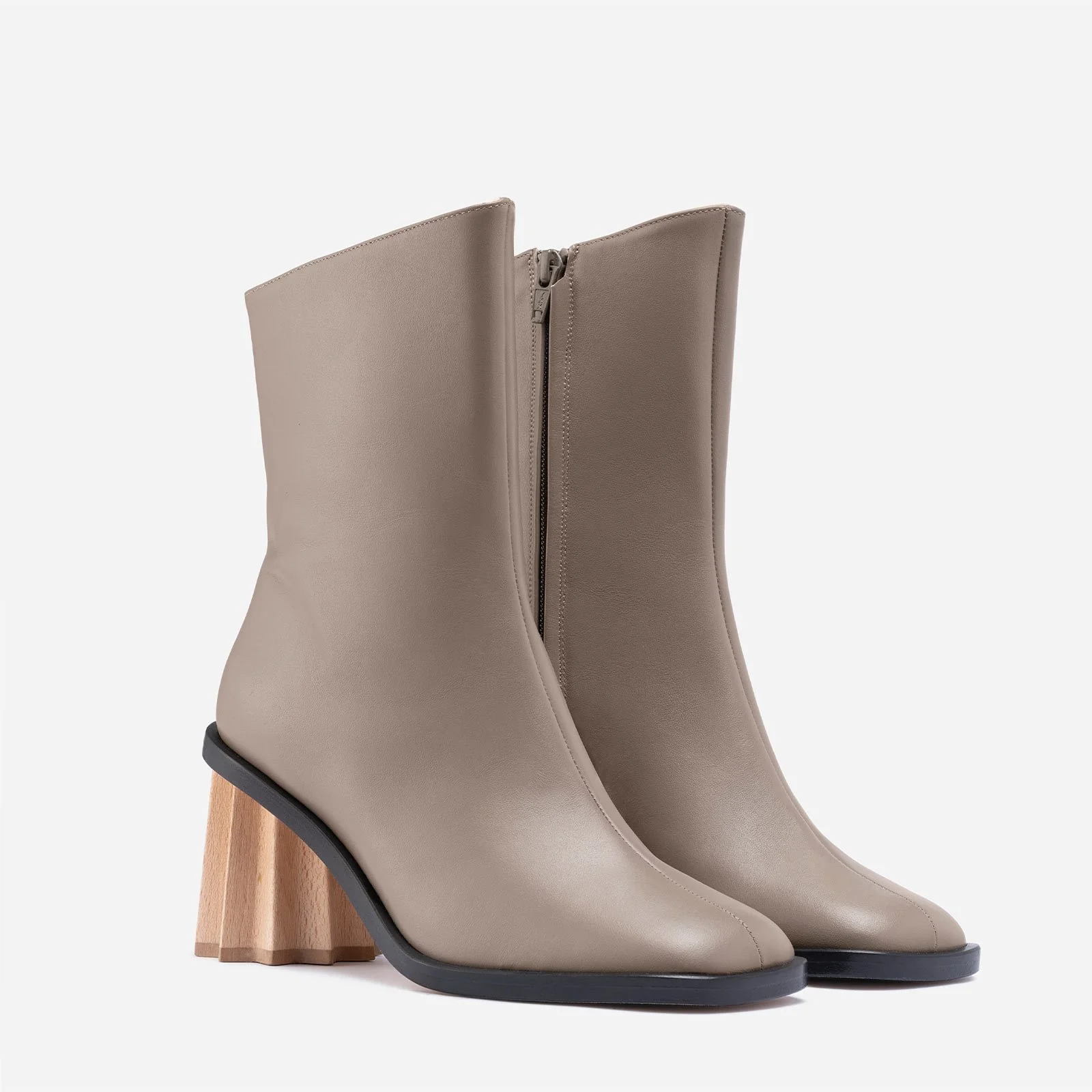 Pleated Heel Boot view 2