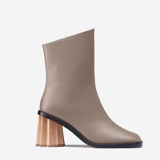 Pleated Heel Boot view 3