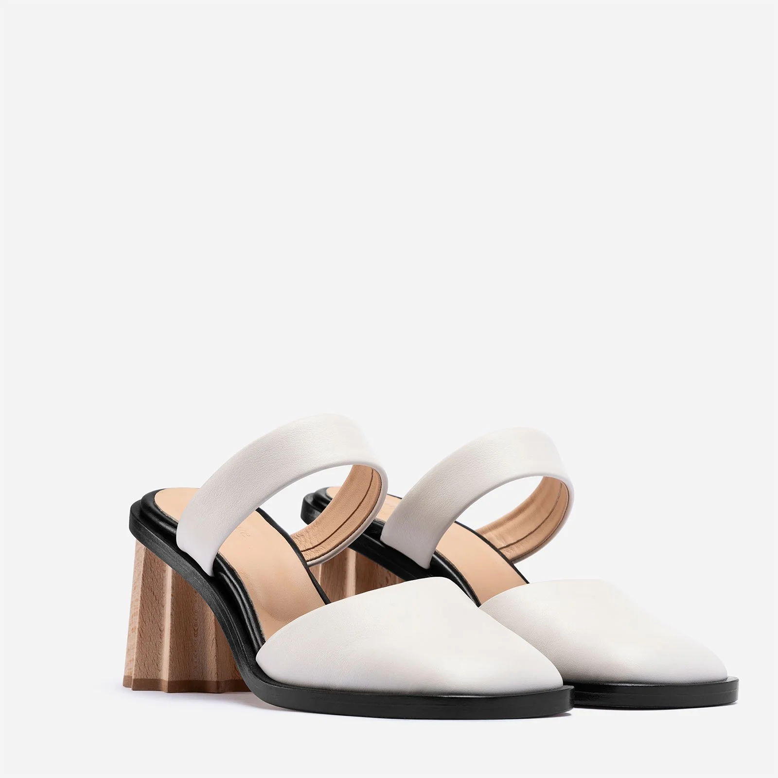 Pleated Heel Mule view 4