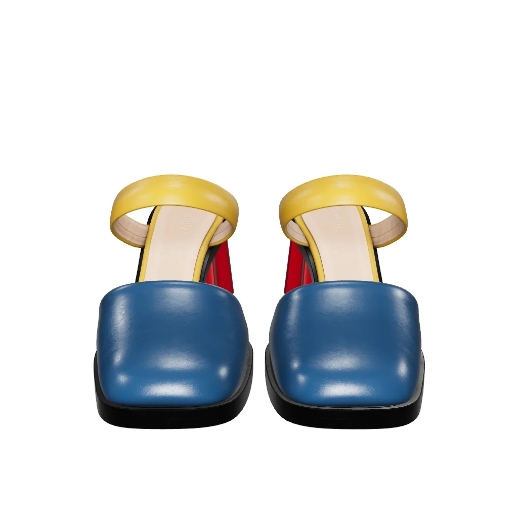 Pleated Heel Mule view 7